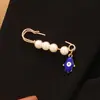 Broche Personalizado Ojos Azules Transfronterizo, Pin Estilo Étnico, Pin Pequeño Lindo Vintage, Pin Ojo del Diablo