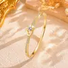 Ins estilo suave montura en forma de corazón llena de pequeños diamantes pulsera simple y delgada hace que las manos se vean más blancas uso diario regalo para cita accesorio de muñeca exquisito