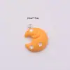 Resina de desenho animado simulação Panda Arco-íris Sol Nuvem orelha de pata de gato joia bolsa pingente acessórios DIY