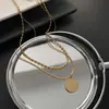 Colar de Luxo Leve de Nicho para Mulheres, Novo Modelo Popular de 2026, Corrente de Pescoço em Aço Titânio que Não Desbota, Corrente de Clavícula, Acessório de Alto Padrão para Mulheres