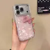 Diseño de lazo de perla de concha degradada, adecuado para funda de teléfono iPhone 18 Pro Max, Apple 17, diseño 3D, estilo creativo, para iPhone 15