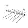 Cabide telescópico dobrável multifuncional multicamadas para calças Cabide para calças Clipe mágico para calças para guarda-roupas Armazenamento de artefato Cabide para calças
