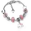 Panjia Pulseira Pulseira Big Hole Bead DIY Pulseira Dos Desenhos Animados Olá Gato Kitty Gato Kulomi Sanlio Pulseira