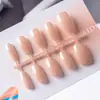 Fábrica de Productos Semi-Terminados para Uñas Portables Uñas Largas Hechas en Fábrica con Gradiente de Rubor Codificado Spray de Esmalte de Uñas Portátil Piezas de Uñas