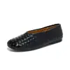 Plantilla de Piel de Oveja de Primera Capa Zapatos Mary Jane para Mujer 2026 Primavera Nuevo Estilo Zapatos de una Sola Capa Tejidos Planos Versátiles para Mujer
