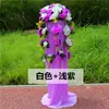 Guía de camino de flores de seda guía de camino de boda boda china celebración de apertura de tienda guía de camino columna de flores de bienvenida cesta de flores columna romana