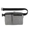 Bolsa de Cintura Grande para Trabajo al Aire Libre Tela Oxford Bolsa de Cintura Integral para Carpintero Electricista Fontanero Enfermera Bolsa de Herramientas Negra
