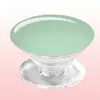 Soporte de Agarre para Teléfono de Silicona Transparente con Logo, Tipo Adhesivo Plegable, Color Sólido Simple Macaron, Soporte de Regalo para Ver Películas