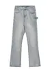 Los más fáciles de combinar y con un aspecto atractivo, jeans negros de microcampana para hombre, estilo High Street americano, pantalones de corte recto, slim y versátiles, Cleanfit.