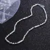 Yuhong moderno colar masculino corrente grossa simples hexagonal personalidade três contas redondas vendas diretas da fábrica para homens