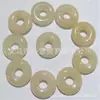 Atacado de fábrica gema de ágata listrada de cristal natural pingente com fecho de segurança 18mm acessórios para joias DIY brincos colares