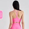 2025 Nuevo Nude Europeo y Americano Fitness Sexy Espalda Hermosa Estilo Chaleco Sujetador Deportivo Nude Tirantes Pequeños Sujetador de Yoga