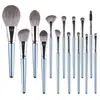 Cangzhou 14 juego de brochas de maquillaje para principiantes tamaño gigante suave set completo de brochas de maquillaje para polvos herramientas de maquillaje en stock