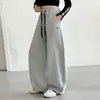 Pantalones de Primavera y Otoño para Niñas 2026 Nuevo Casual Estilo Coreano Holgado Lazo Patchwork Pantalones Curvos para Niñas Mayores