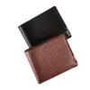 Cartera corta de fibra de carbono para hombre del fabricante, Portatarjetas multifuncional para documentos, Billetera para monedas de negocios, Selección al por mayor