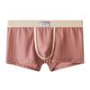 Seda de Hielo Nueva Artillería Ropa Interior para Hombre Color Sólido Venta al por Mayor Cintura Media Talla Grande para Hombre Transpirable Calzoncillos tipo Boxer para Hombre Se Puede Entregar en Su Nombre