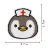 Patches Bordados Divertidos de Pinguim Profissional, Patches de Emblema com Formato Divertido, Patches Decorativos de Nicho Fofos para Modificação de Roupas