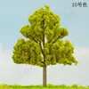 Modelo de mesa de arena musgo de árbol decoración de micropaisaje fondo árbol falso modelo de paisajismo de alta simulación abeto de frijol rojo árbol de Navidad