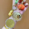Llavero del Festival de Medio Otoño de Oro Puro 999, Colgante de Oro con Símbolos de Buena Suerte, Cadena Creativa para Teléfono al por Mayor