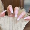 Amazon Venta al por Mayor de Uñas Portátiles Transfronterizas Polvo Nude Mate Tamaño Completo Popular en Europa y América Esmalte de Uñas 30 Piezas Uñas Postizas de Exportación