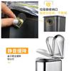 B & r Acero Inoxidable Bote de Basura para Inodoro Hogar Cocina Sala de Estar Gran Capacidad con Tapa Tapa de Ranura Estrecha Inodoro Creativo