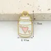 Colgantes de Joyería Esmaltada de Aleación Lindos Dibujos Animados Ropa de Bebé Biberón Pie de Bebé Accesorios para Pulsera Collar Colgante