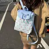 Bolsa Pequena Versátil Estilo Coreano Feminino Mochila Casual de Alto Valor Nova com Renda