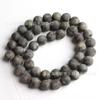 Cuentas Redondas Escarchadas Cuentas Sueltas de Piedra Natural Piedra Ojo de Tigre Ágata Escarchada Jade Cuentas Sueltas Accesorios de Joyería DIY Semiterminados