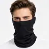 Capuz de proteção solar de seda gelada e cachecol para pescoço para ciclismo ao ar livre no verão, cobertura facial e de pescoço respirável com proteção solar, máscara de proteção solar para ciclismo