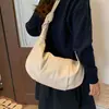 Bolsa Grande Capacidade Feminina 2026 Novo Estilo Tendência Outono Retrô Plissada para o Trabalho Ombro Único Exquisite Transversal Bolsa Bolinho