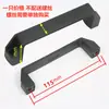 Manípulo de Plástico Nylon Ferragens Invisíveis Alumínio Liga Quadrado Manípulo Porta de Guarda-Roupa Plástico Alumínio Perfil Manípulo Reforçado Puxador