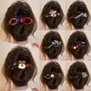 Pin para el pelo lujoso de tamaño grande con un delicado lazo, elegante y con estilo, pinza retorcida dulce estilo coreano para cabello grueso
