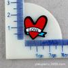 Accesorios para el Cabello DIY Parche de Corazón Graffiti Materiales Señal de Estacionamiento Corazón Accesorios para el Cabello DIY Acrílico Adornos de Letras DIY