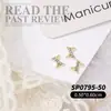 Joyería de Arte para Uñas de 26 Letras Aleación de Oro y Plata Diamante 3D para Arte de Uñas Accesorios de Decoración para Uñas DIY