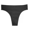Tanga sin costuras para mujer talla grande ropa interior deportiva color liso tiro medio sexy t-back Pantalones T de chica europea y americana