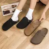 2025 Novo Modelo de Exportação Tamanho Grande Sapatos Femininos Birkenstock Chinelos de Cortiça de Sola Grossa Chinelos de Dedo de Salto Baixo Sapatos Romanos Casuais Femininos