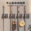 Clip Gancho Montaje Pared para Trapeador Sin Taladro Baño Acero Inoxidable Colgar Escoba Estante Fijo Artefacto Almacenamiento Trapeador Baño