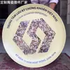 Fabricante Personalizado de Pratos de Cerâmica Prato para Pendurar na Parede Prato Decorativo de Cerâmica Restaurante Peixe Frango Camarão Azul e Branco Tendência Ornamento de Prato de Frutos do Mar