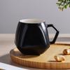 Taza de Cerámica Vaso para Agua Hogar Café Leche Porcelana Blanca Hombres y Mujeres Simple Nicho Ins Taza de Oficina