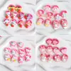 Elástico de Borracha Desenho Animado para Bebê Kidsren's Thumb Hair Band Anel de Toalha Melody para Meninas Elástico de Cabelo de Alta Elasticidade Acessórios de Cabelo