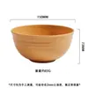Tazón de arroz grande resistente a caídas de 15 cm de paja de trigo nórdica transfronteriza, juego completo de tazón para comer, tazón de fideos instantáneos de plástico, venta al por mayor