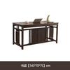 Nova Mesa de Escritório em Madeira de Ébano Estilo Chinês Madeira Maciça Mesa de Escrita para Quarto de Casa Mesa de Escritório Zen Mesa para Computador Móveis de Estudo