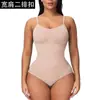 Modelador Europeu e Americano Transfronteiriço Peça Única para Mulheres, Controle da Barriga, Abertura no Entrepernas, Levanta Bumbum, Sem Alças, Suporte para o Busto, Corset Modelador Corporal, Calcinha Triângulo