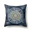 Funda de almohada de poliéster estilo folk bohemio nórdico decoración de coche impresión para el hogar funda de almohada de noche QTH23