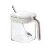 Potes de Tempero Vidro Saleiros Garrafas de Especiarias de Cozinha Potes Tempero Doméstico Condimento Sal MSG Caixa de Tempero Conjunto Combinado