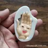 Molde de Silicone para Velas de Halloween em Formato de Coração e Cérebro Humano, Molde de Silicone para Fondant, Chocolate, Biscoito, Bolo