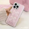 Adequado para Capa de Celular Apple 16Promax com Glitter de Coração IMD Estilo Soft Girl para iPhone 15 com Corrente de Renda Capa Protetora