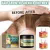 Crema para el Cuidado del Cabello de Jengibre Nutre el Cabello Seco y Encrespado, Nutre, Suaviza e Ilumina Crema de Cuidado para Masaje del Cuero Cabelludo