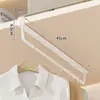 Barra para colgar ropa de armario montada en la parte superior, tendedero vertical para ropa, armario poco profundo, barra vertical para colgar en el dormitorio, barra horizontal para colgar, perchero