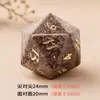 Dado Poliedro Pedra Floco de Neve Natural Atacado Dungeons and Dragons Jogo de Tabuleiro Dnd Jogo de Lazer Dado Conjunto Z06
